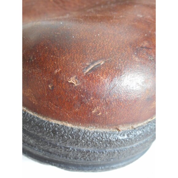 Brown Leather TIMBERLAND PRO rebolt Oxford Shoe Size 9.5 W slip oil resistant - Picture 9 of 10